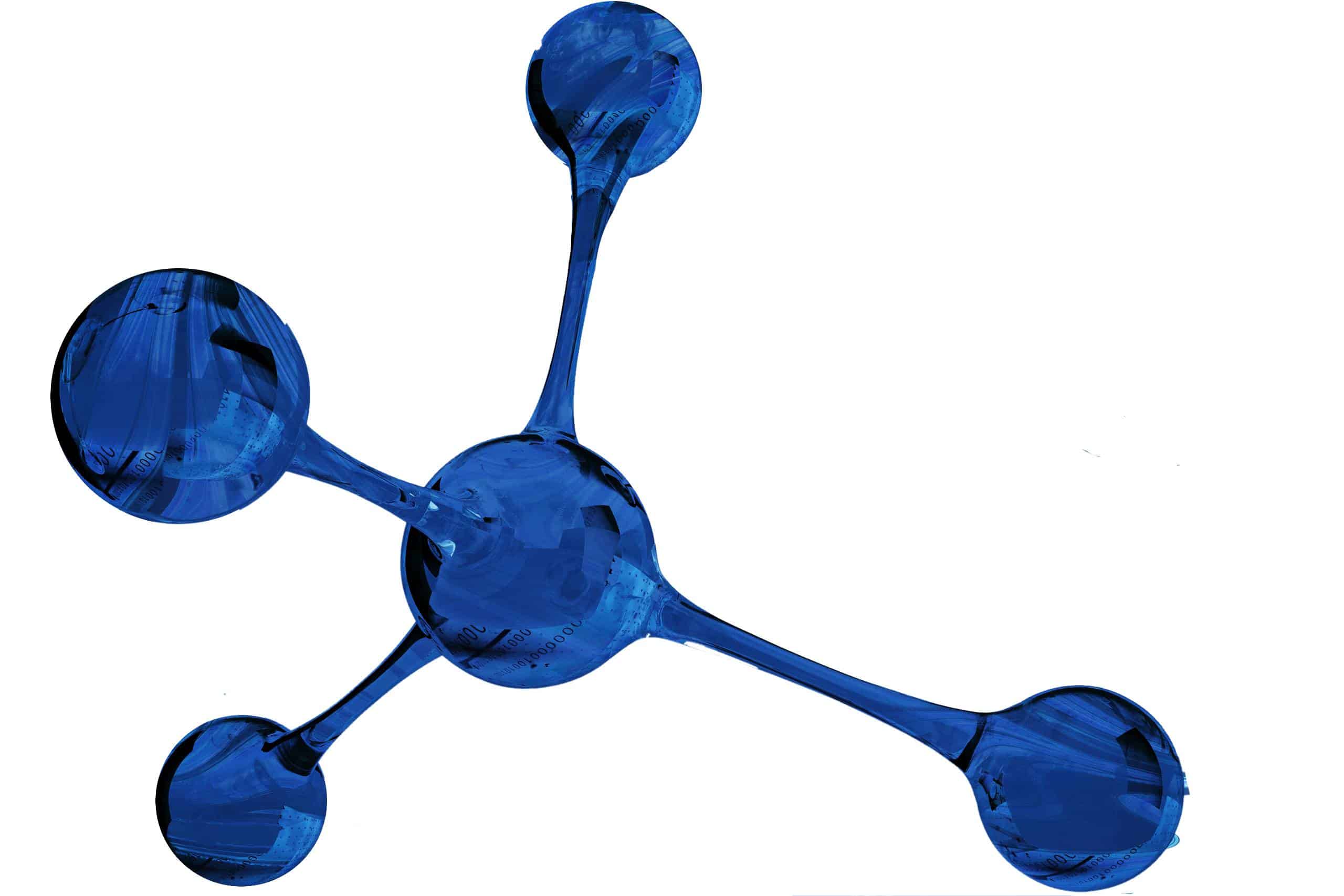 Hyaluronic Acid molecule - shrt white