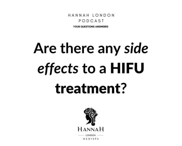 Are there any side effects to a HIFU treatment?